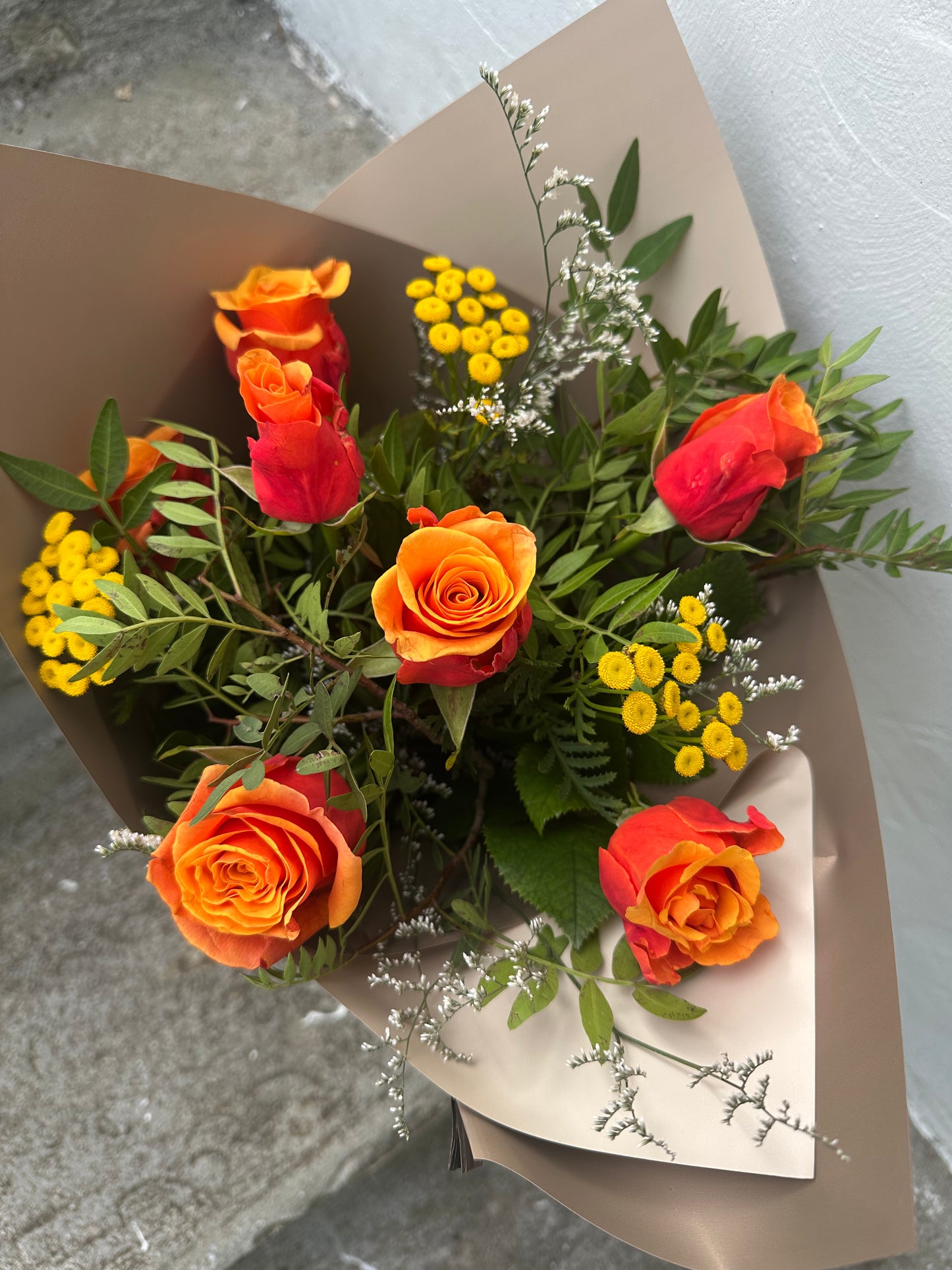 Blandaður blómvöndur